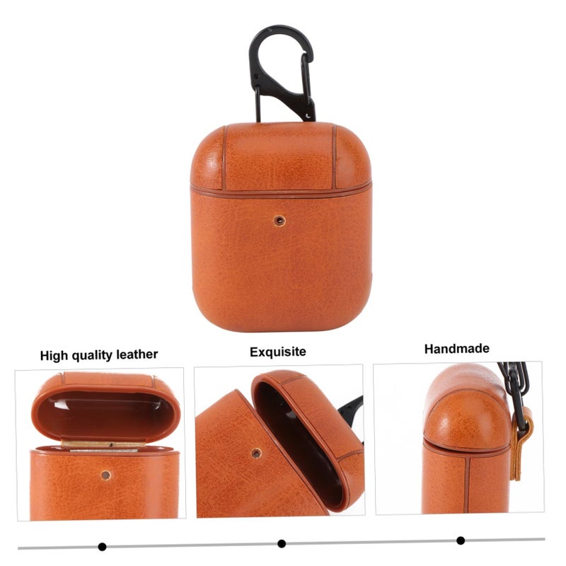 Premium PU Leather Headphones Case with Lanyard for Charging Protection - Image 5