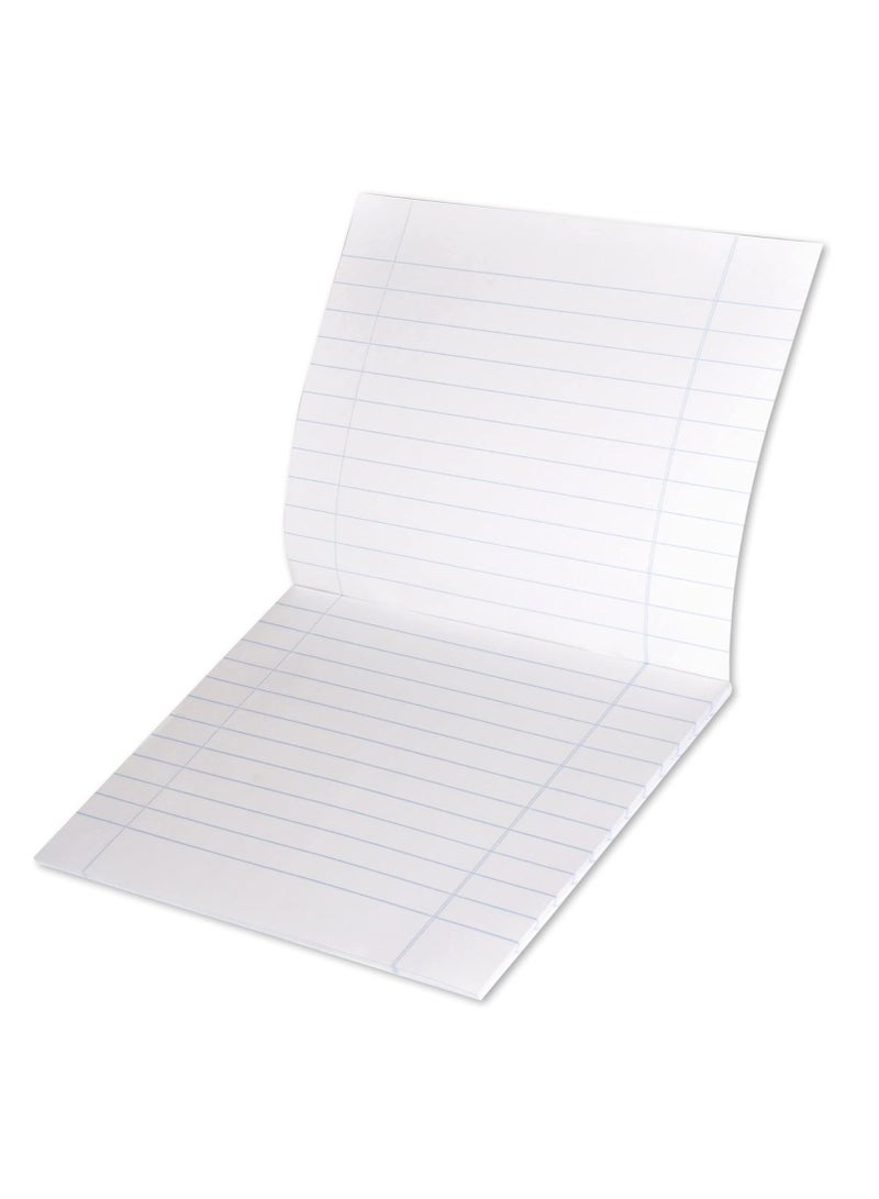FIS Exercise Book Pack Of 12 100 Pages 2 Line Margin (Maths Bk) FSEBSL2M100N - Image 3