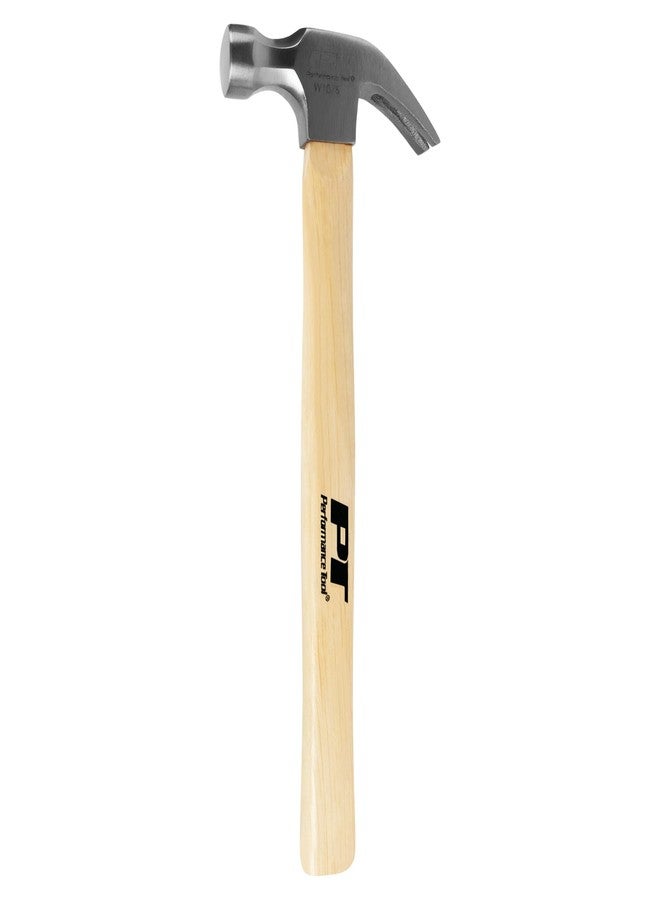 Performance Tool W1075 8 oz. Wood Handle Claw Hammer - Image 1