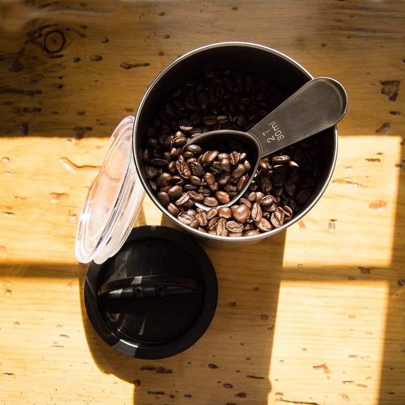 Planetary Design Airscape Stainless Steel Coffee Scoop - Perfectly Proportioned Ergonomic Spoon, 2 Tablespoon Capacity, Fits inside Airscape Canisters (Brushed Steel) - Image 5