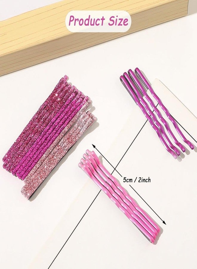 EPARTY مجموعة دبابيس شعر لامعة ملونة متدرجة الألوان من إي بارتي، لون أبيض، 144 قطعة، متوسطة الحجم، دبابيس شعر معدنية لامعة للنساء والفتيات - Image 4