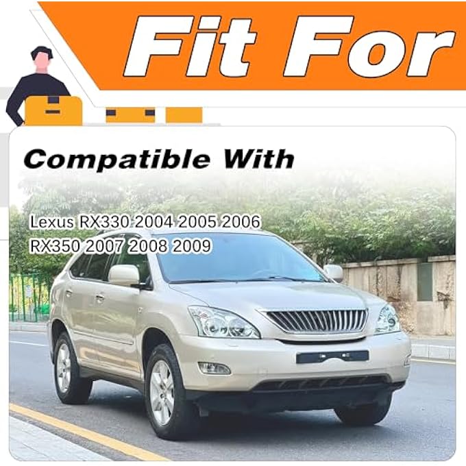 LEVANLIGHT Fog Lights Assembly Compatible Lexus Rx330 2004 2005 2006Rx350 2007 2008 2009 Fog Lights Lamps Driving Lamps WSwitchWiringBulb Clear Lens - Image 4