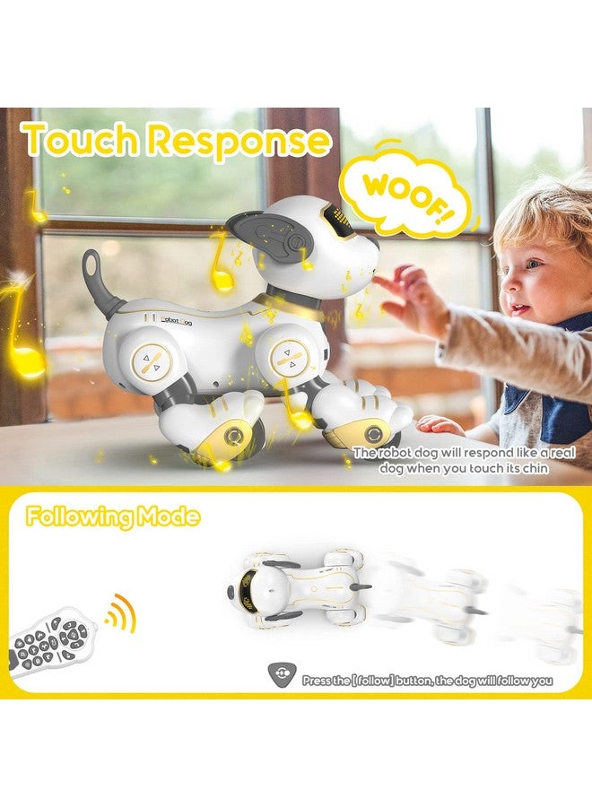 SONOMO Remote Control Robot Dog Toy For Kids, Programmable Robotic Puppy, Smart Interactive Stunt Robot Dog Toy For Kids 3-8 Year Gift - Image 4