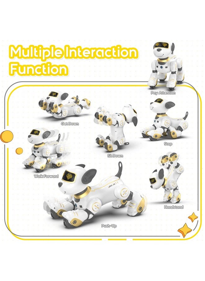 لعبة روبوت الكلب للتحكم عن بعد للأطفال، جرو روبوتي قابل للبرمجة، لعبة روبوت تفاعلية ذكية للكلاب للأطفال من سن 3 إلى 8 سنوات - pzsku/ZB62C9E10867A850E1DCEZ/45/_/1734347972/1a69d6b8-0085-4864-91db-631386fb957e