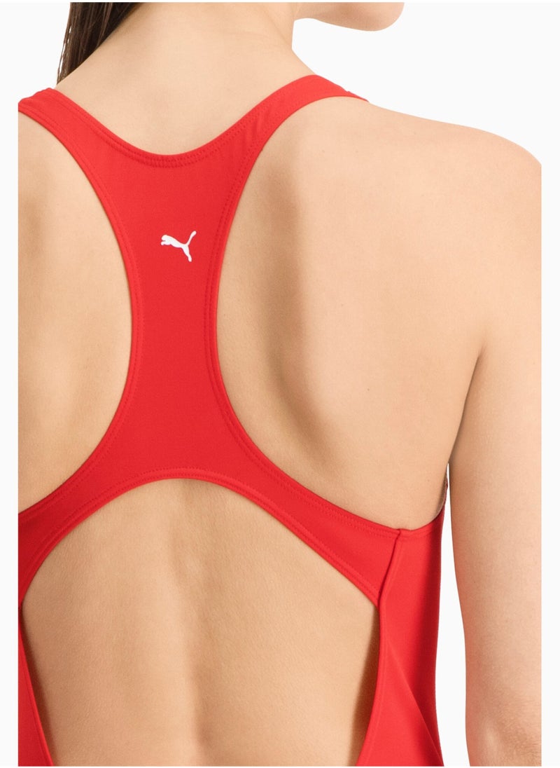 PUMA - Swim Womens Racerback Swimsuit - Image 1