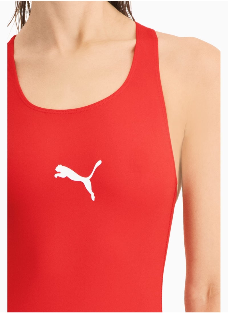 PUMA - Swim Womens Racerback Swimsuit - Image 1