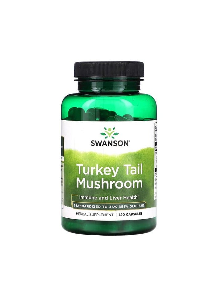 Turkey Tail Mushroom, 120 Capsules