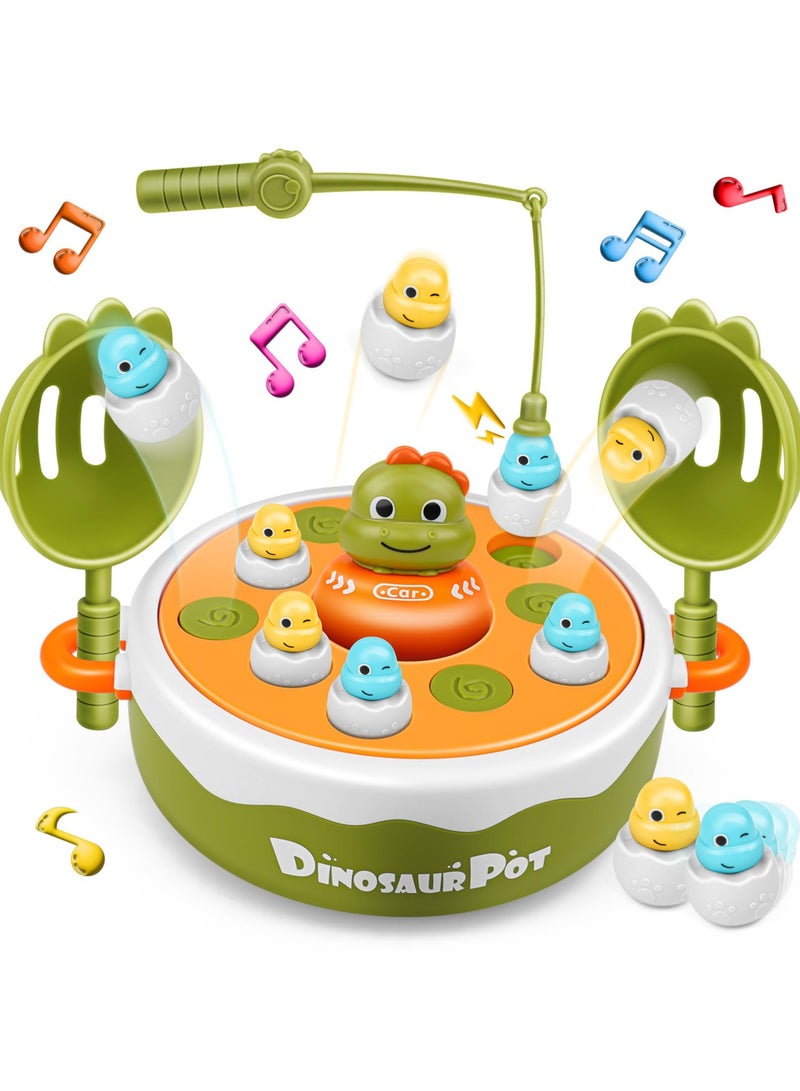 Aideli Dinosaur Board Game Set for Kids, Magnetic Fishing & Bounce Catch Family Games - Fun Toys for Children Ages 3-6 - Image 2