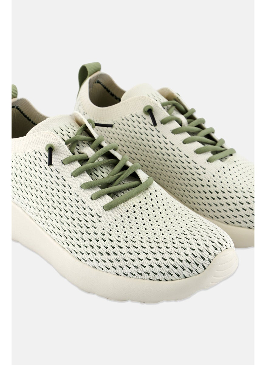 RBX - Men Lace Up Training Shoes, Beige/Olive - Image 1