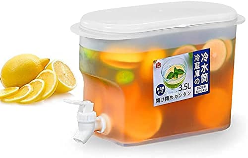 RHYDON Water Jug with Faucet Lemon Juice Jug, Refrigerator Cold Kettle Lemonade Dispenser, Household Cold Buckets Refrigerator Water Dispenser Pitcher, Reusable Kettle for Juice,Ice,Tea,Wine Coffee - Image 5