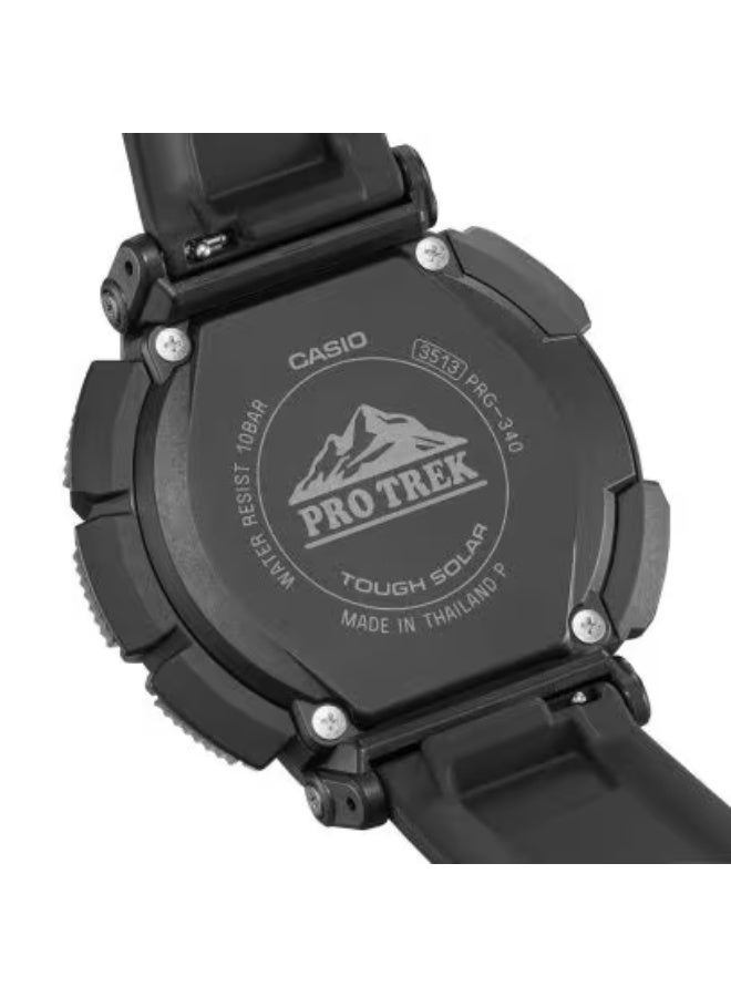 CASIO Men's Resin Digital Watch PRG-340-1DR - 51.7 mm - Image 3