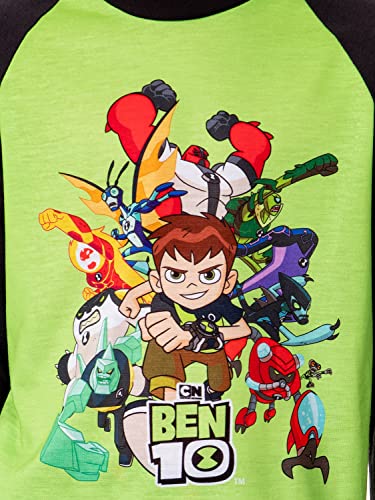 INTIMO Ben 10 Boys' Cartoon TV Series Omnitrix Characters Aliens Sleep Pajama Set (4/5) Multicolored - Image 3