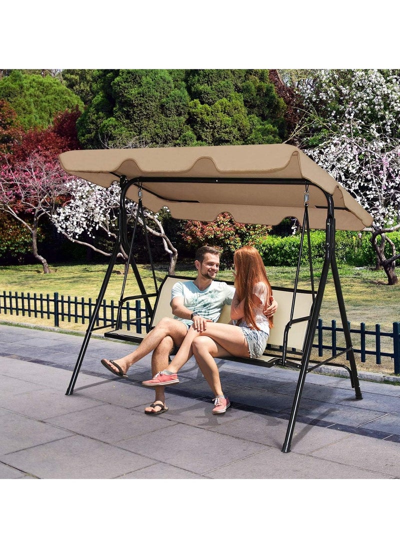 DubaiGallery Outdoor with stand rocking chairs for adults swing chair with canopy heavy duty garden chair  - Image 4