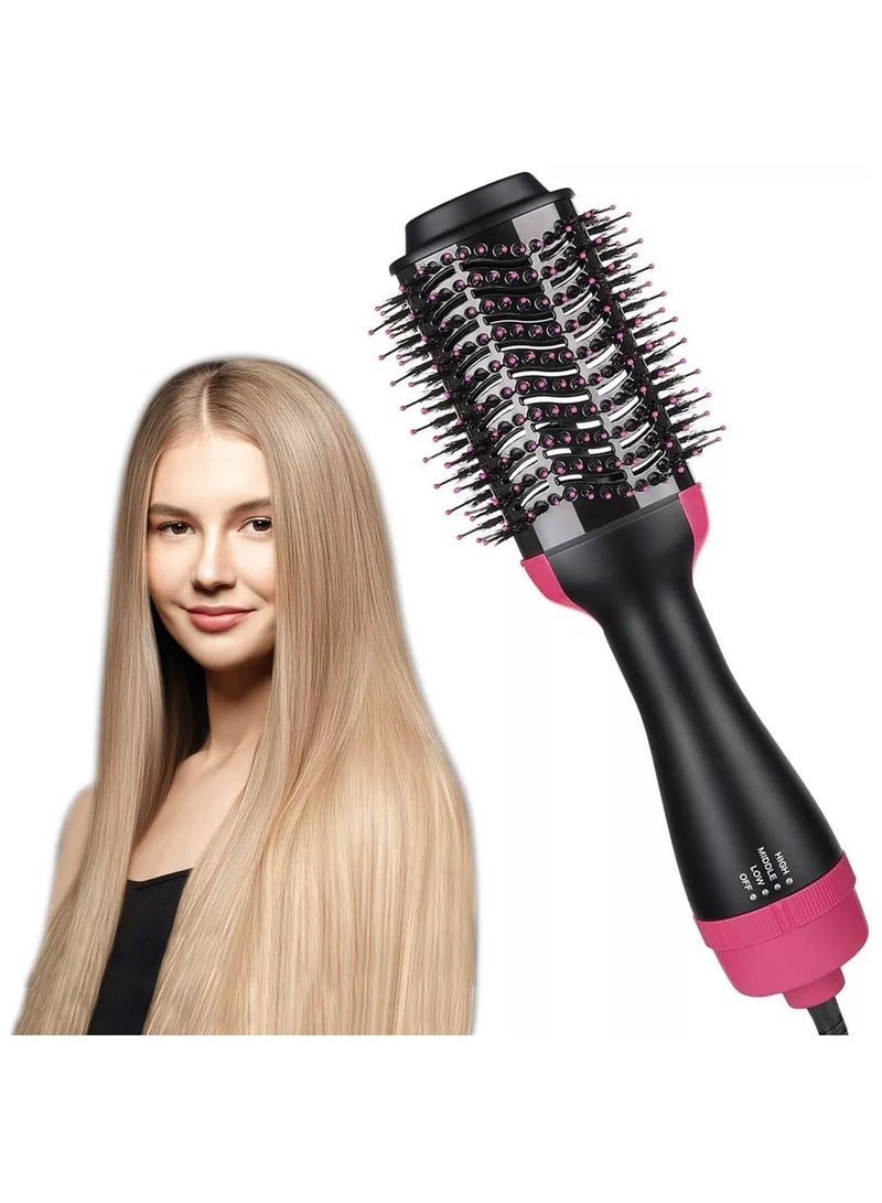One Step Professional One Step Hair Dryer Brush Smoothing Device 2 in 1 Hair Straightener and Hair Straightener in One Salon Electric Hot Air Curling Iron - Image 1