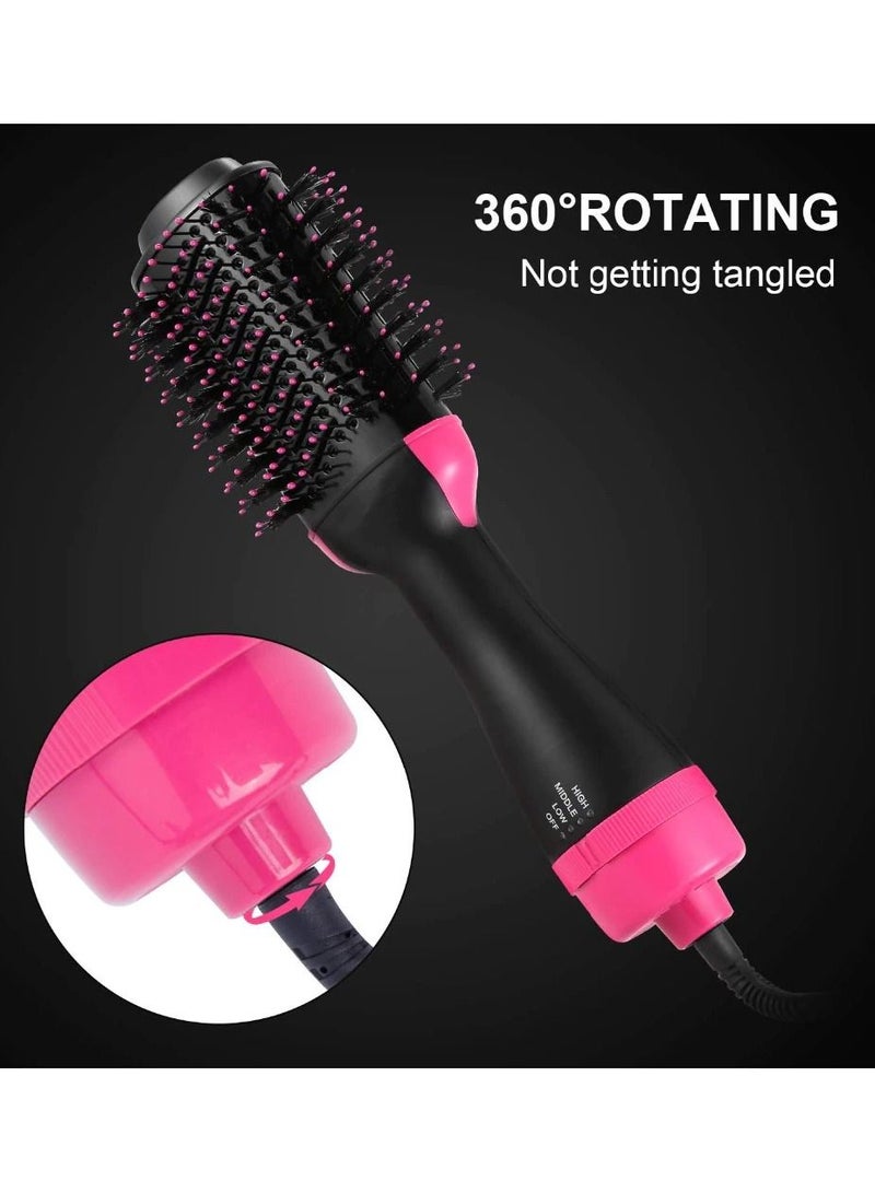 One Step Professional One Step Hair Dryer Brush Smoothing Device 2 in 1 Hair Straightener and Hair Straightener in One Salon Electric Hot Air Curling Iron - Image 5