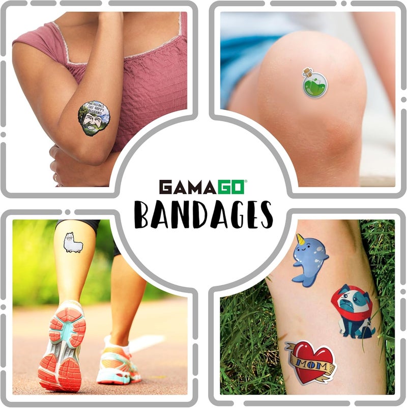 GAMAGO Healing Potion Bandages for Kids  Kidults  Set of 18 Individually Wrapped Self Adhesive Bandages  Sterile LatexFree Easily Removable  Funny Gift  First Aid Addition - Image 4