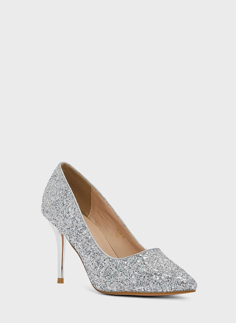 Ella Limited Edition Glitter Pump