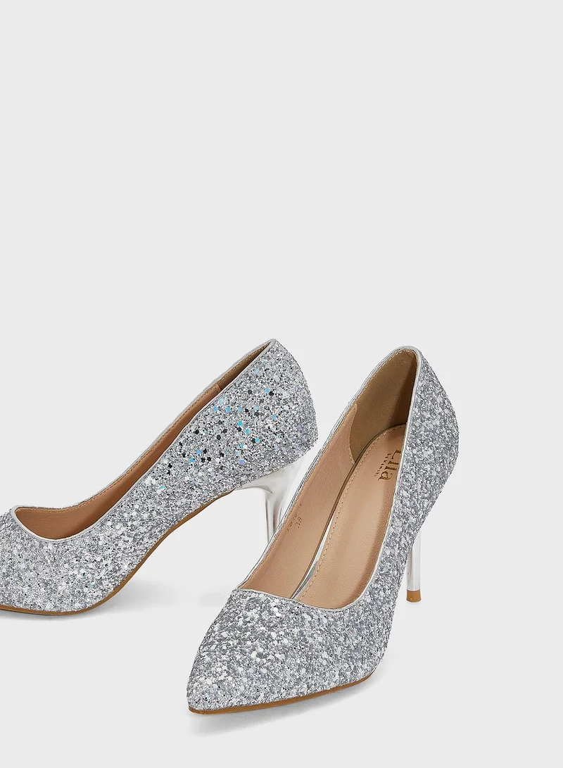 Ella Limited Edition Glitter Pump