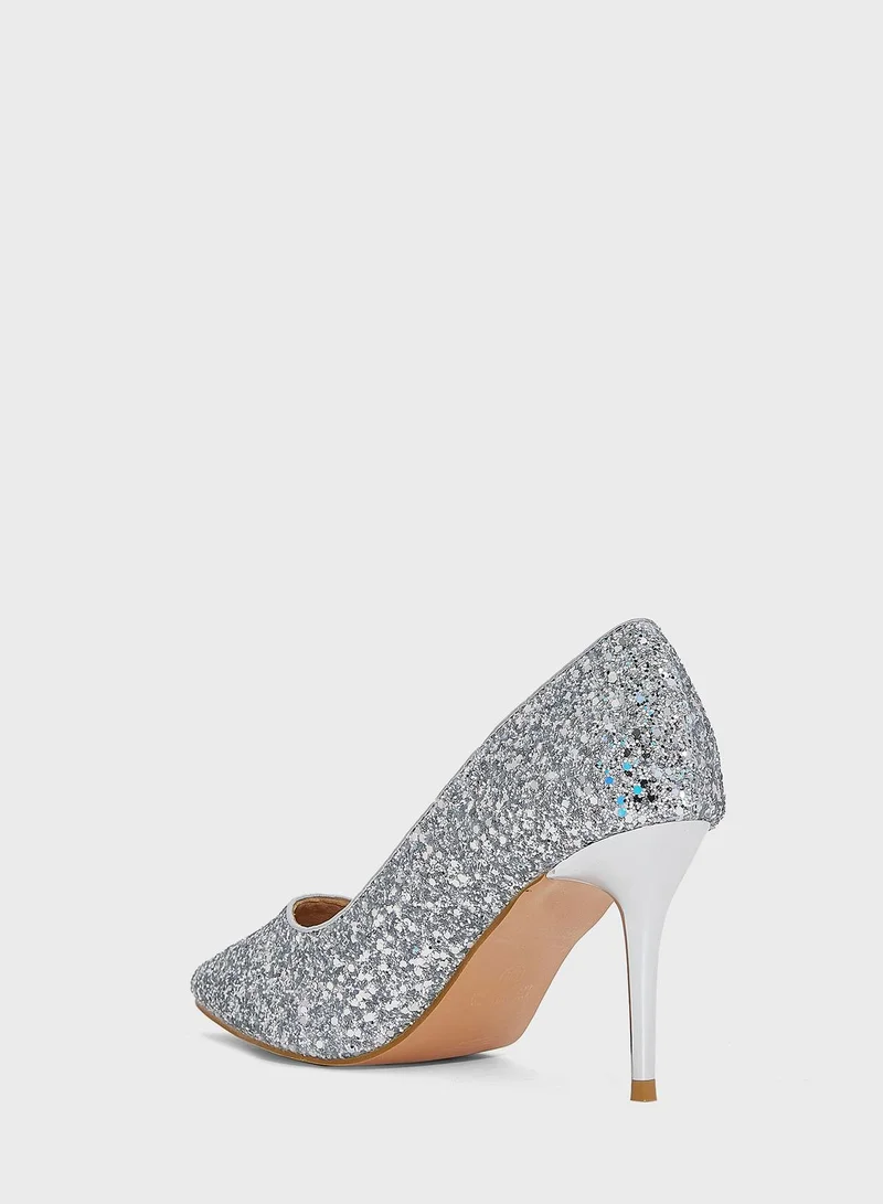Ella Limited Edition Glitter Pump