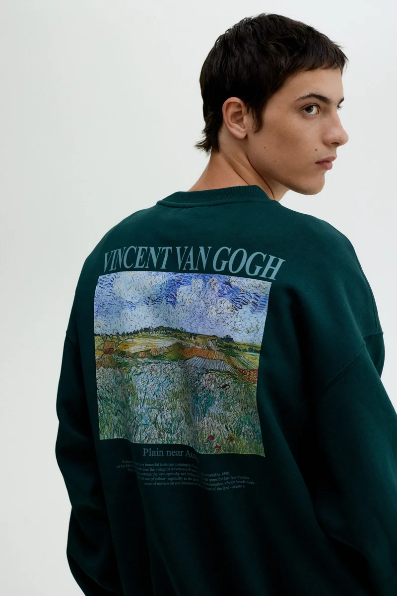 H&M Oversized Fit Printed sweatshirt