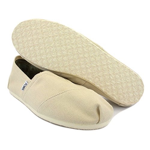 TOMS Women's Espadrilles, White Natural Canvas, 38 - Image 4