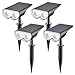 Linkind 16 LEDs Solar Landscape Spotlights, Dusk-to-Dawn IP67 Waterproof Solar Powered Spot Lights, 6500K Daylight, - Image 2