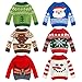 Zhanmai 6 Pcs Christmas Doll Clothes Accessories Sweater Set Winter Christmas Doll Outfits Snowflake Snowman Print Knitted Clothing for Decor - Image 3