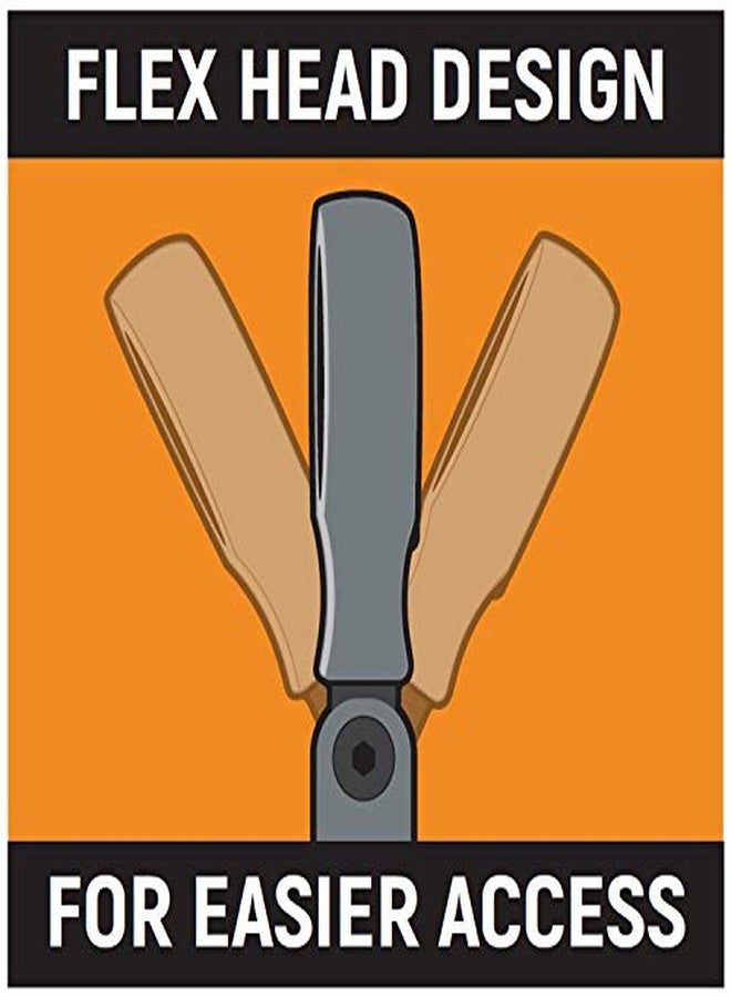 GEARWRENCH 9/16" 4 Degree Swing Arch 12 Point Flex Head Ratcheting Combination Wrench - 86746 - Image 5