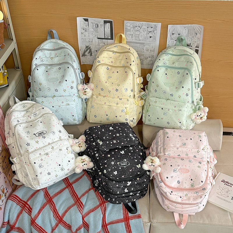 High-end Fashion Student Backpack, Large Capacity, Casual Style - Image 1
