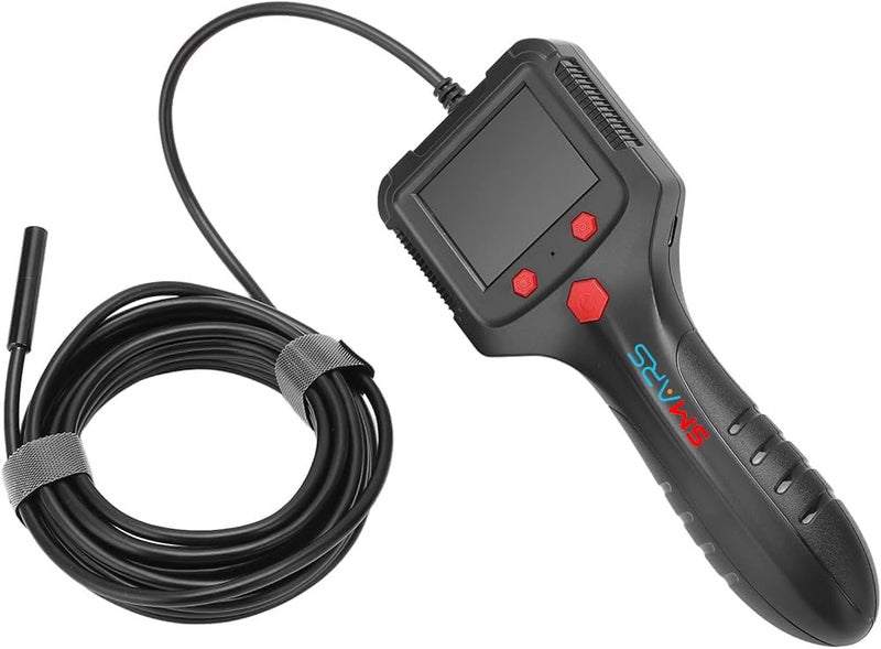 Smars Industrial Endoscope Boroscope Camera HD 1080P Resolution with Hand-held Display | 8mm Lens & 8LED | 20 mtr Borescope Length Flexible IP68 Waterproof Camera for Sewer Inspection - Image 3