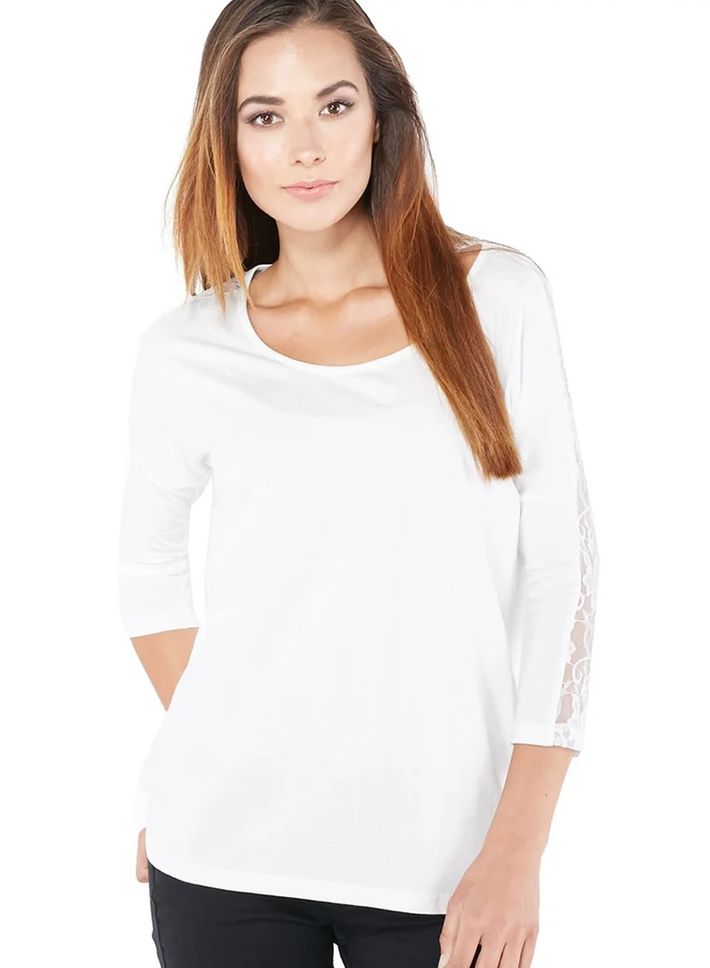 VERO MODA Pure Detailed Lace Top