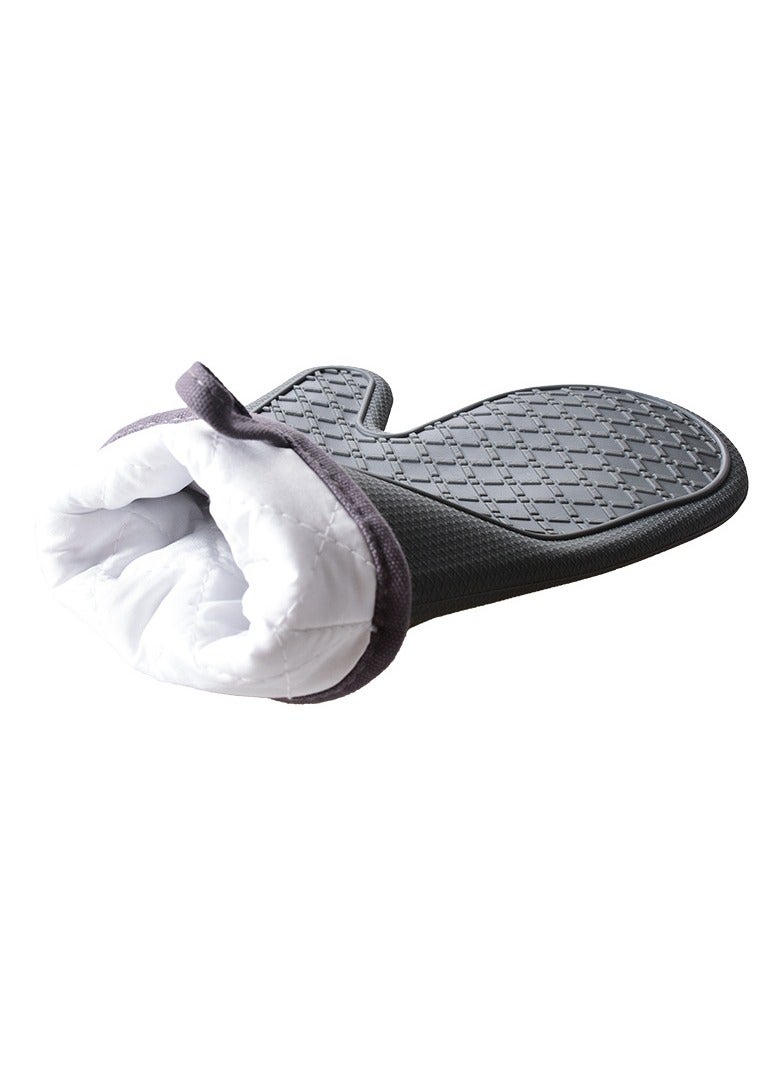 NIBEMINENT NIBEMINENT  home kitchen cooking anti-scalding gloves, household baking gloves, silicone thickening  - Image 3