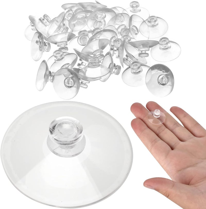 20mm small suction cup-suitable for window decoration, string lights, toys fixed, can be attached to the window, windshield, desktop, etc. 30PCS - Image 1