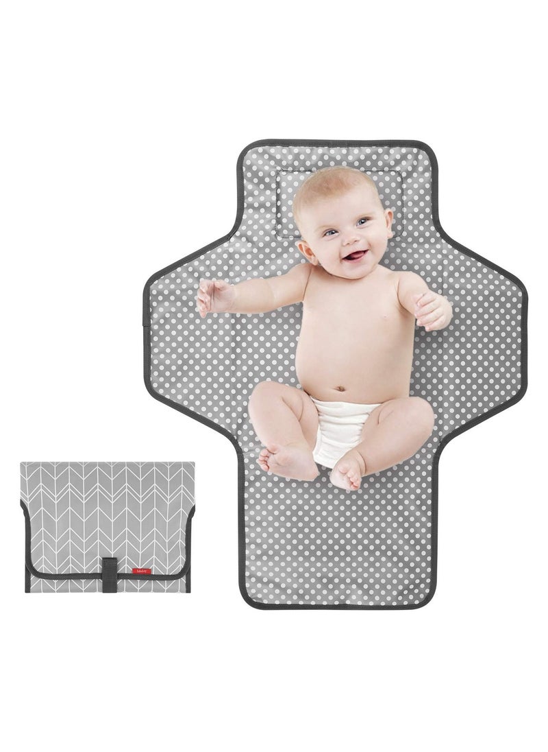 Gonice Portable Changing Pad for Baby|Travel Baby Changing Pads for Moms, Dads|Waterproof Portable Changing Mat  - Image 2