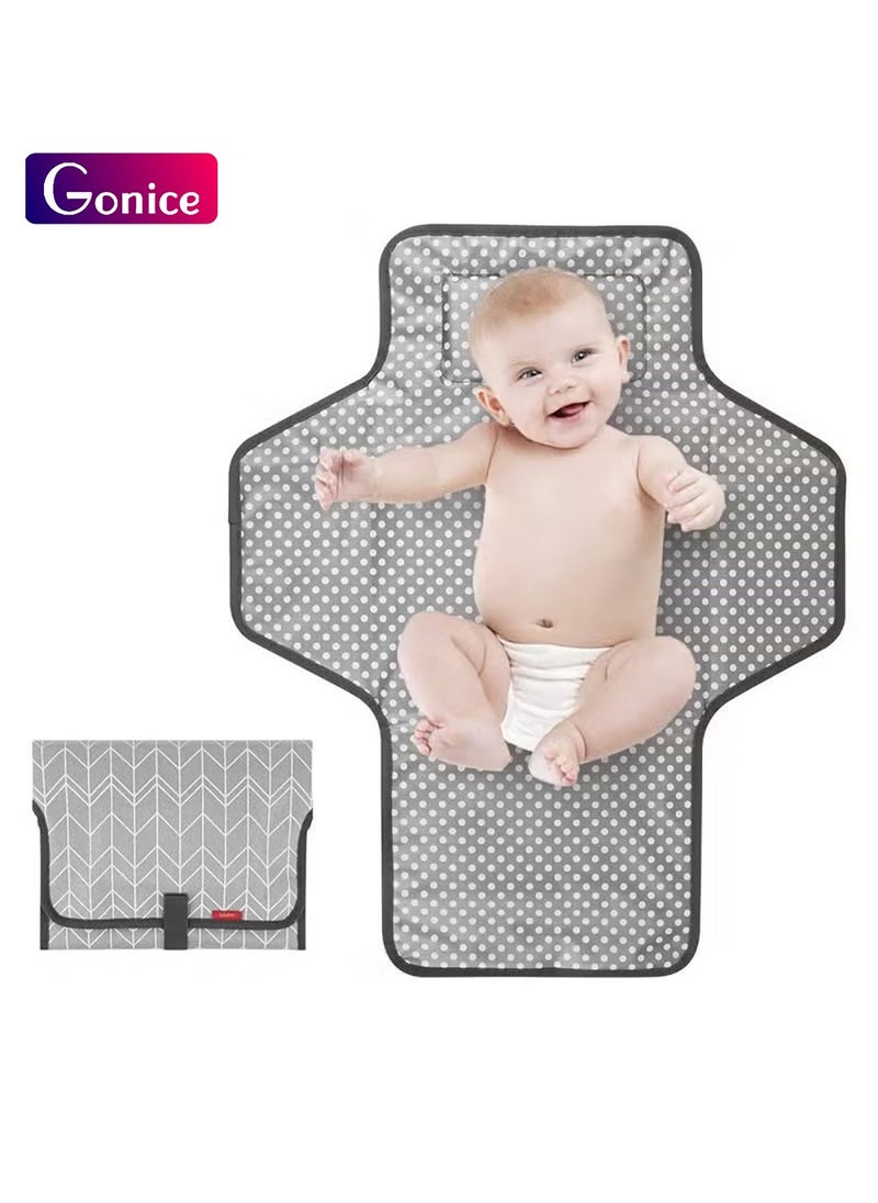 Gonice Portable Changing Pad for Baby|Travel Baby Changing Pads for Moms, Dads|Waterproof Portable Changing Mat  - Image 1