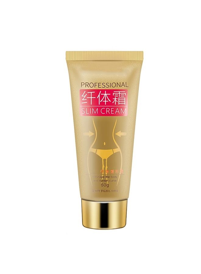 Estink كريم تخسيس، 60غ كريم تخسيس الجسم كريم تدليك رقيق كريم مضاد للسيلوليت لتشكيل الخصر - Image 3