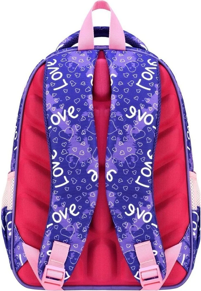 Tezzgelsin Girls Princess Elsa Colorful Printed 3 Compartment and Nutrition Elementary School Backpack and School Bag