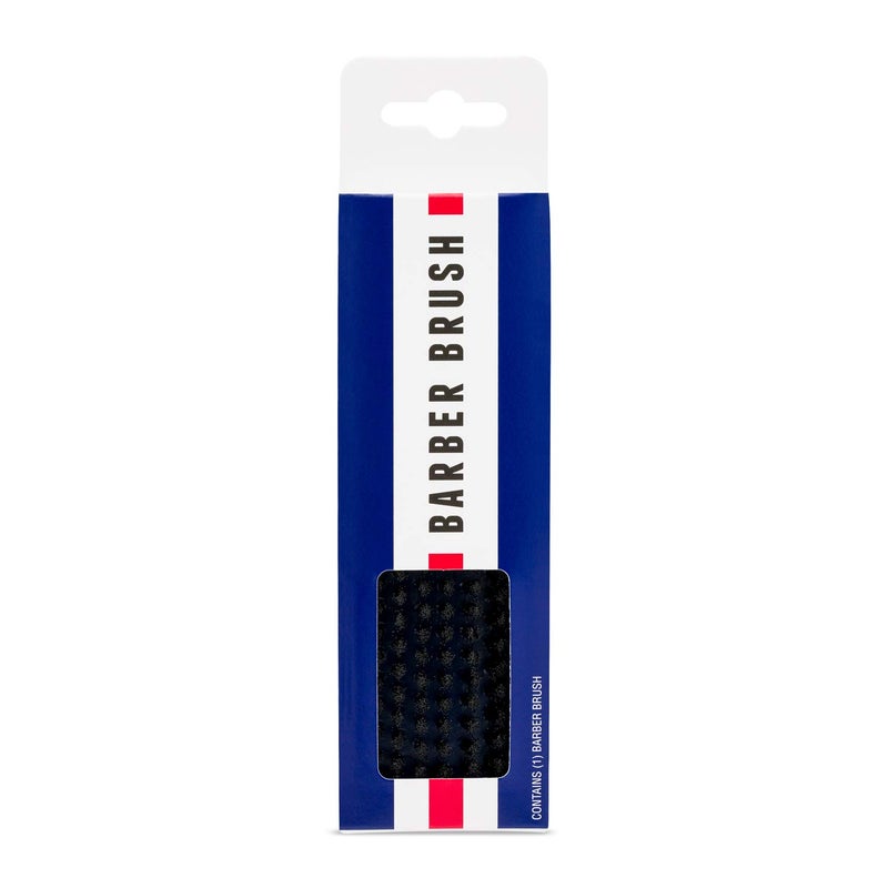 JOHNNY B. Professional Compact Barber Brush, Soft Nylon Bristles (Blue) - Image 3