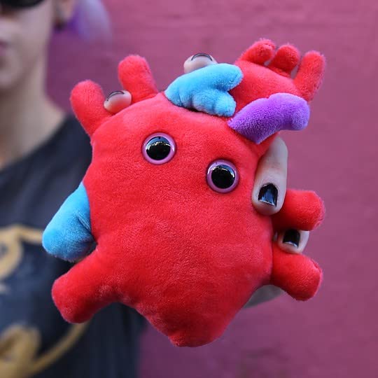 Giant Microbes GIANTmicrobes Heart Plush, Heart Stuffed Animal, Heart Transplant Gifts, Heart Toy, Anatomical Heart Gifts, Cardiologist Gifts, Cardiology Gifts, Open Heart Surgery Gifts, Heart Attack Survivor Gifts - Image 5