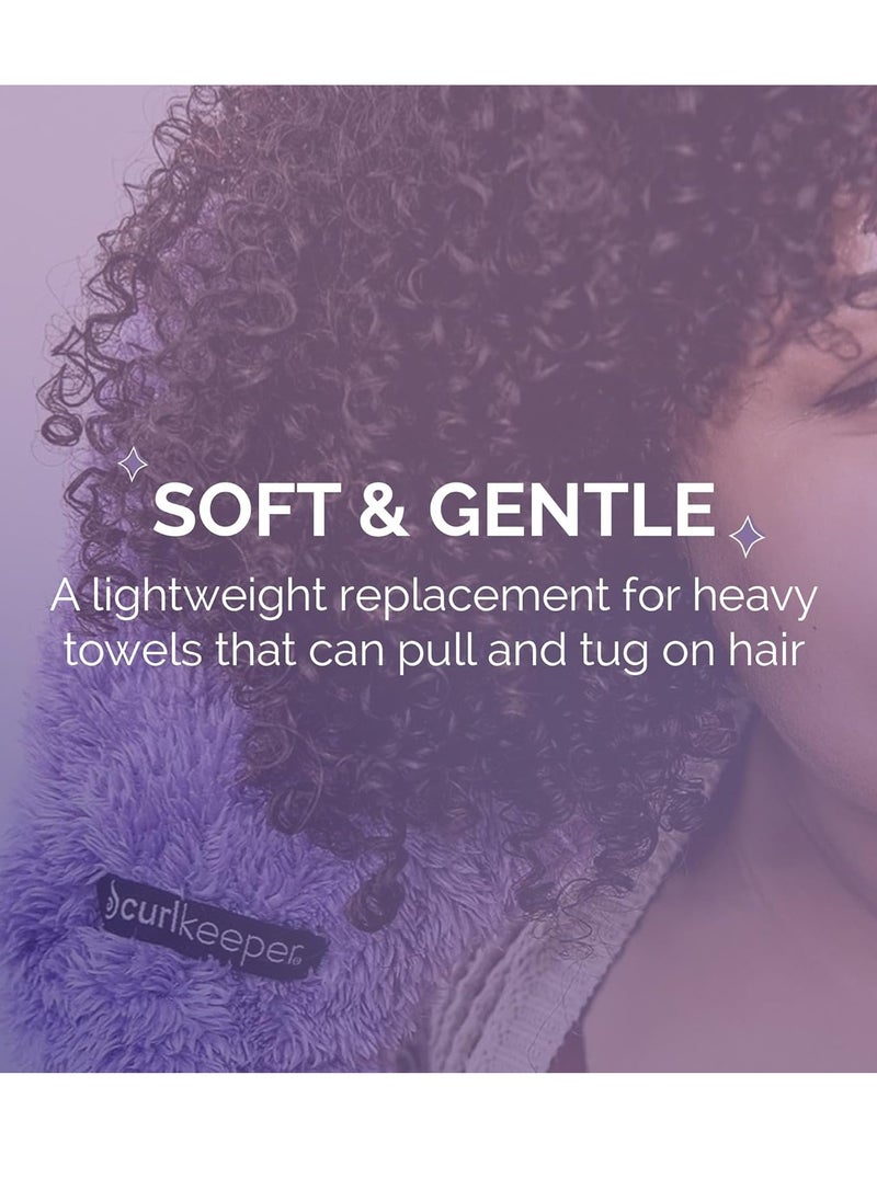 Curl Keeper Curl Keeper Quick Dry Styling Gloves for Curly Hair - Lightweight & Super Absorbent Microfiber Gloves for Wet Hair - Super Soft Quick Drying Mitten for All Hair Types - Frizz Free Hair Towel Gloves  - Image 3