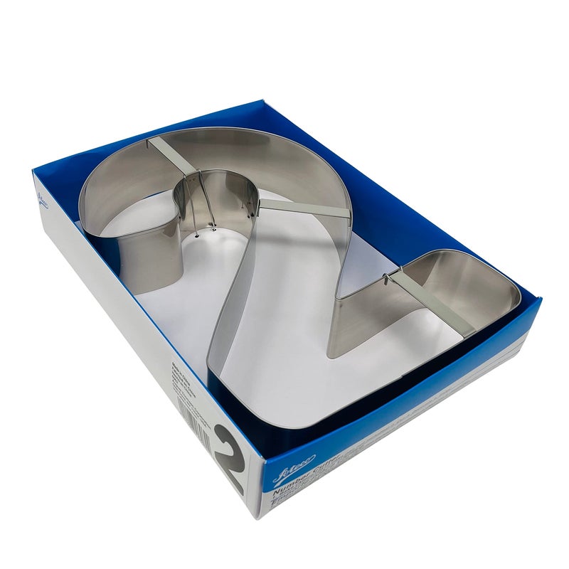 Ateco Extra Large Number 2 Cake Cutter - Image 1