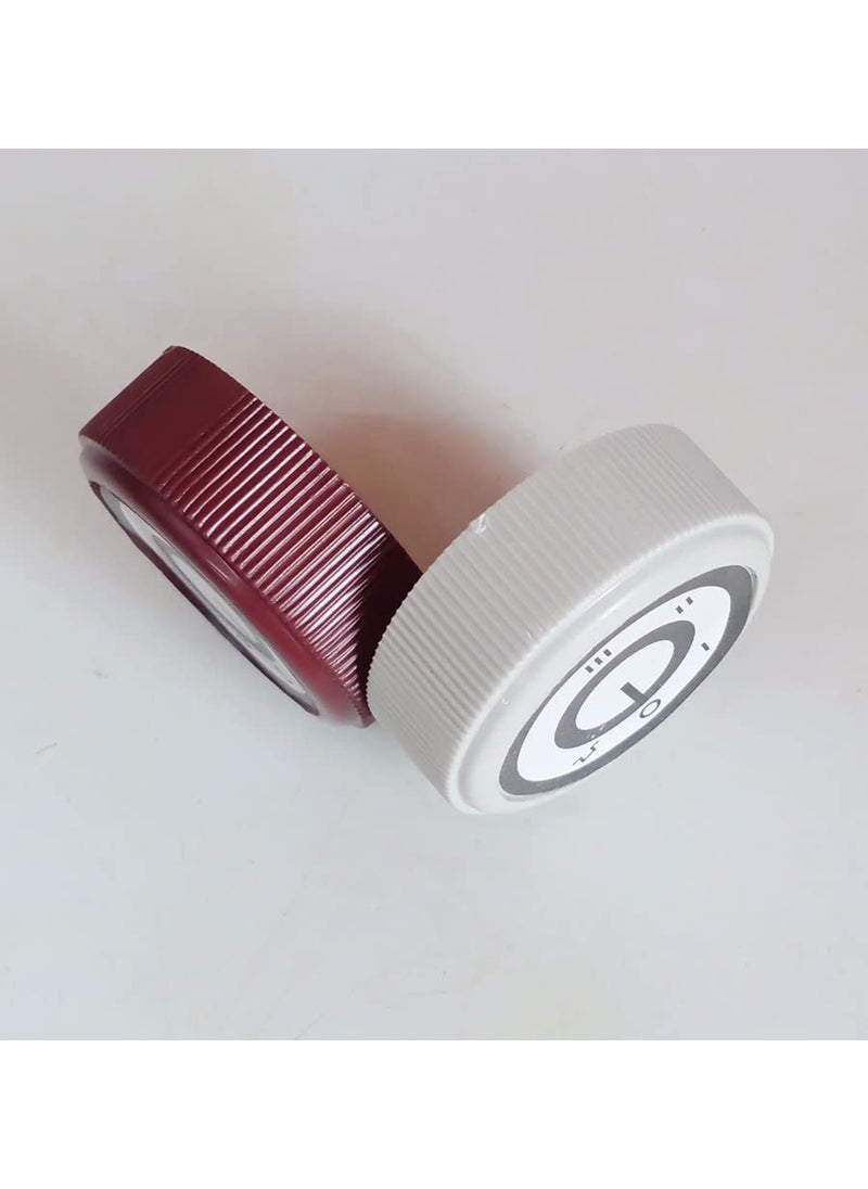 Generic Mixer Grinder Speed Control Knob 2 Pcs Gray Maroon  - Image 3