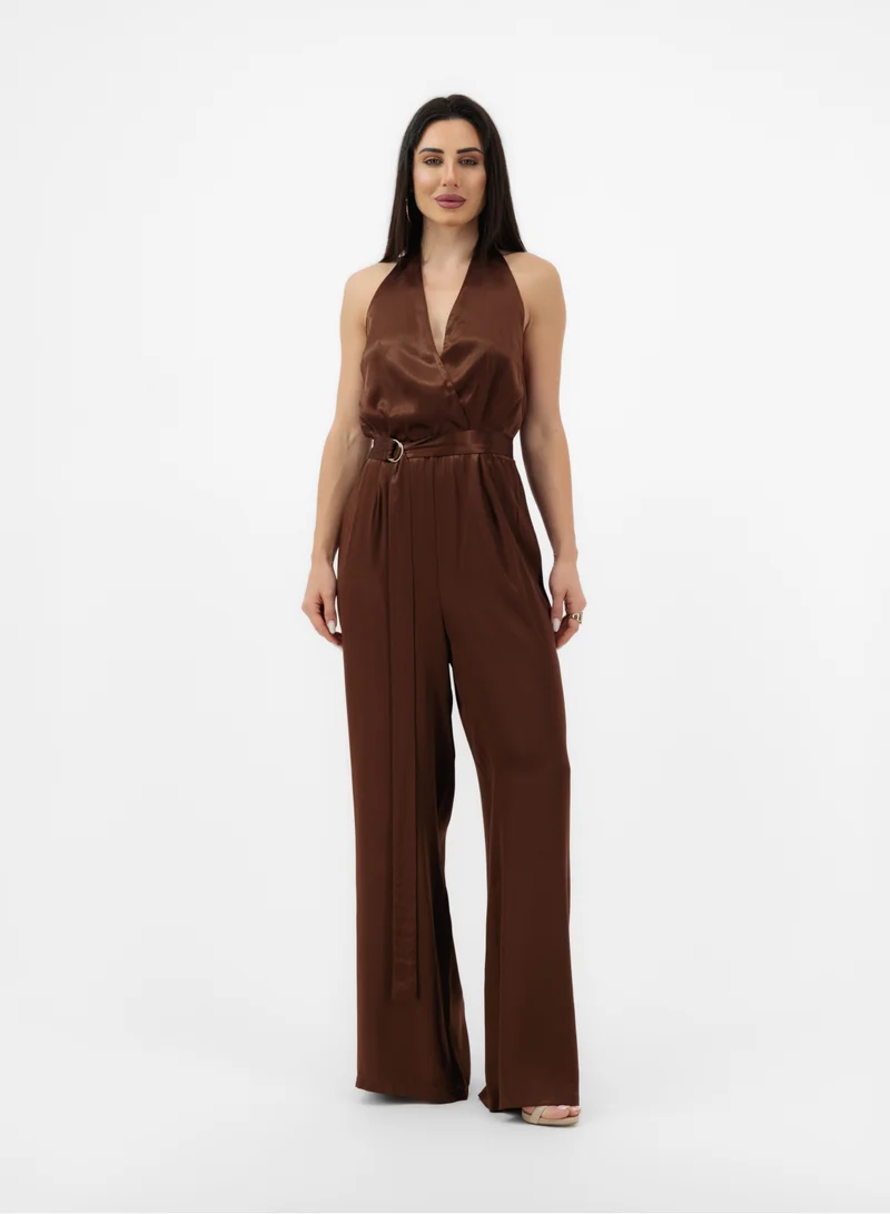 SATIN JUMPSUIT
