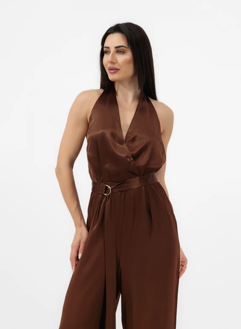 Lalele  SATIN JUMPSUIT for Women | Best Price UAE