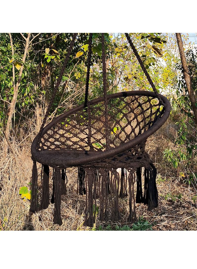 DubaiGallery Hammock Chair, Hanging Chair Hammock with Hanging Tool Kit, Macrame Hanging Chair  - Image 1