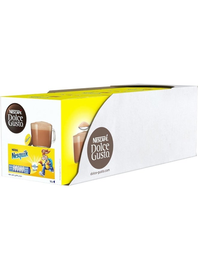 Nescafe Dolce Gusto Nesquik 16 Coffee Capsules 256g Pack of 3 Chocolate 768grams Pack of 3 - Image 3