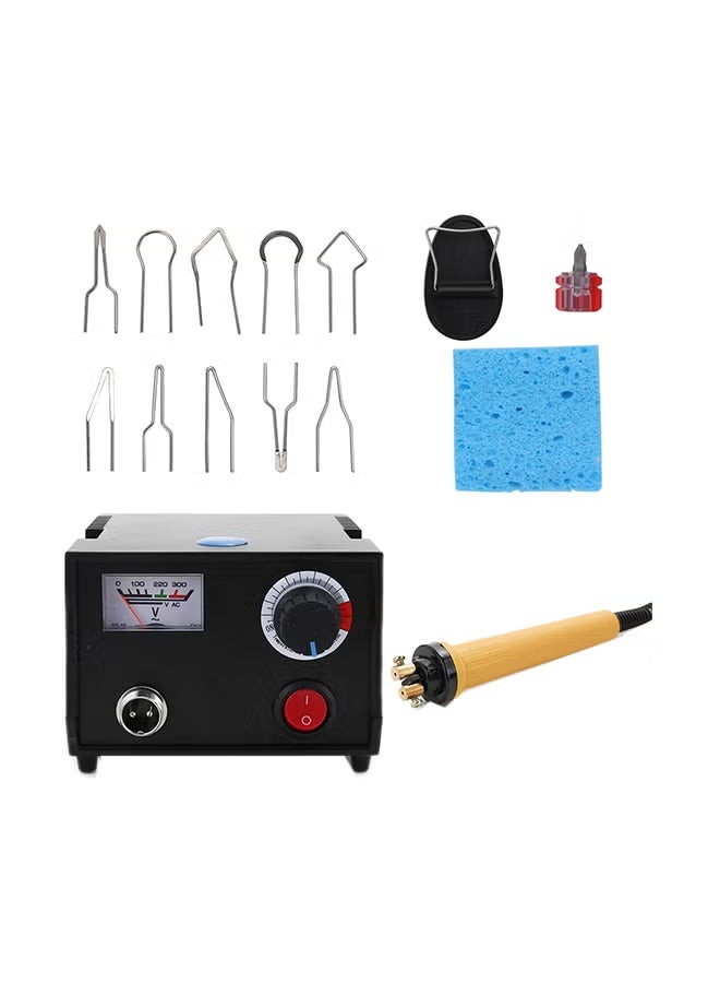 قلم حرق الخشب مع جهاز حرق احترافي – درجة حرارة قابلة للتعديل للأعمال الفنية ونقش القرع مع رأس سلك لحام وعُنصر تسخين سيراميك - Image 1