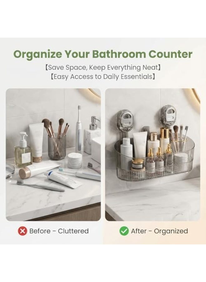 No-Drill Bathroom Suction Storage Box – Large Capacity  Strong Load-Bearing (2PCS-C) - Image 2