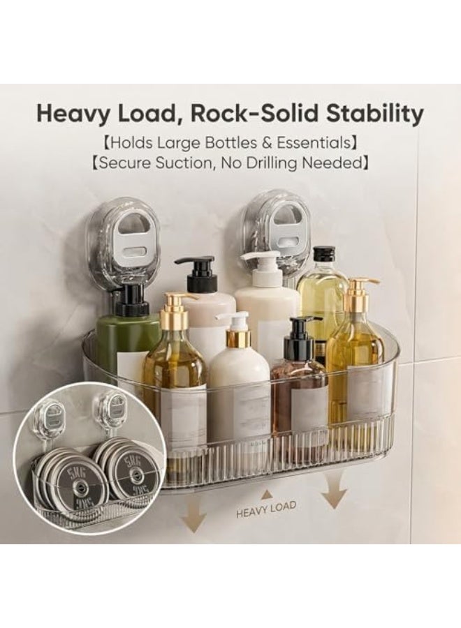 No-Drill Bathroom Suction Storage Box – Large Capacity  Strong Load-Bearing (2PCS-C) - Image 4