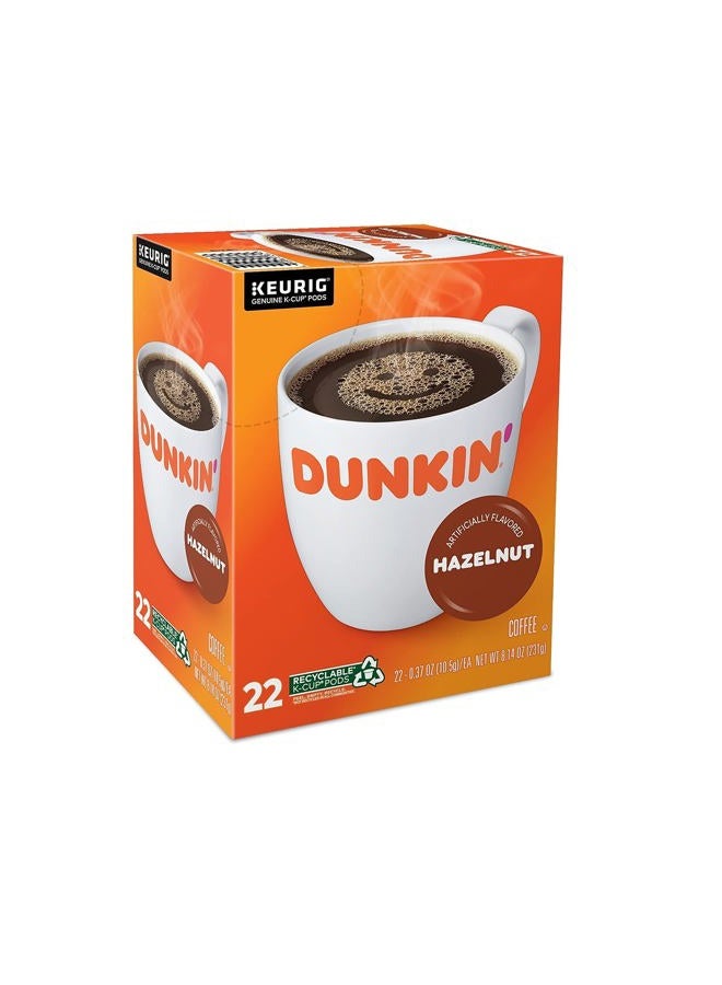 Dunkin Donuts 2518071 Hazelnut Coffee K-Cup Pods Medium Roast 24/Box (400848) - Image 4